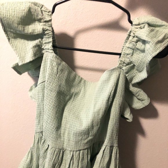 Mint green blouse from Francessca's - Picture 1 of 2